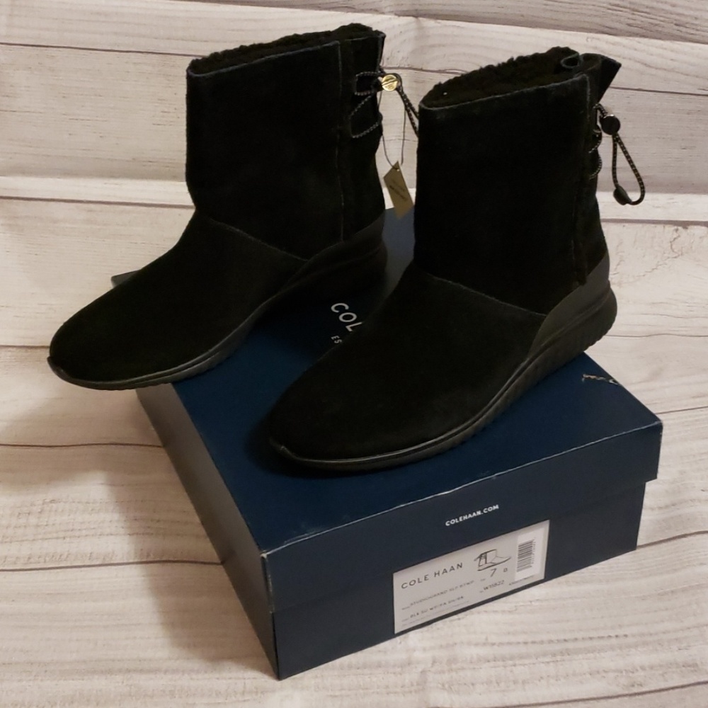 Cole Haan Studiogrand Suede Slip On Boot